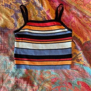 Small multicolor crop top